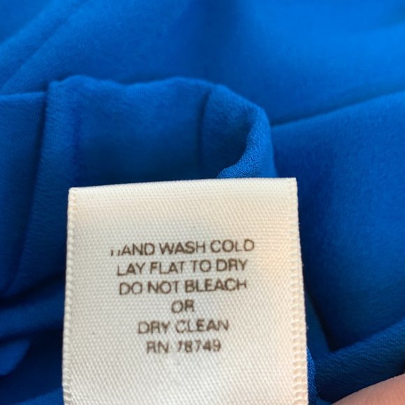 Arden B. Blue‎ Strapless Top Size XS 100% polyester Front Tie Soft Flowy - Picture 4 of 10